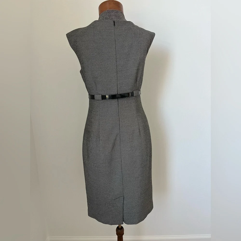 Calvin Klein Sheath Dress with Belt-4 - Picture 2 of 3
